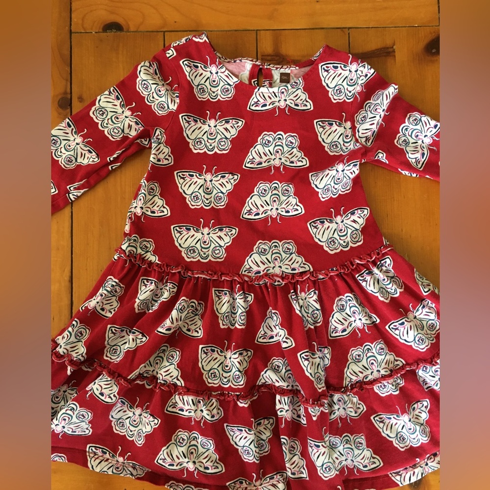 Cute Butterfly Tea Collection Dress